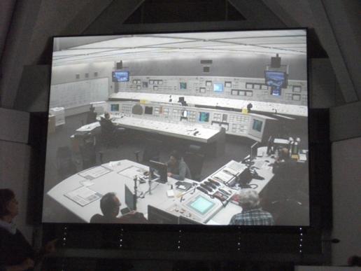 Im Inneren des KGG Überwachungsbild der Schalt-und Kontrollzentrale